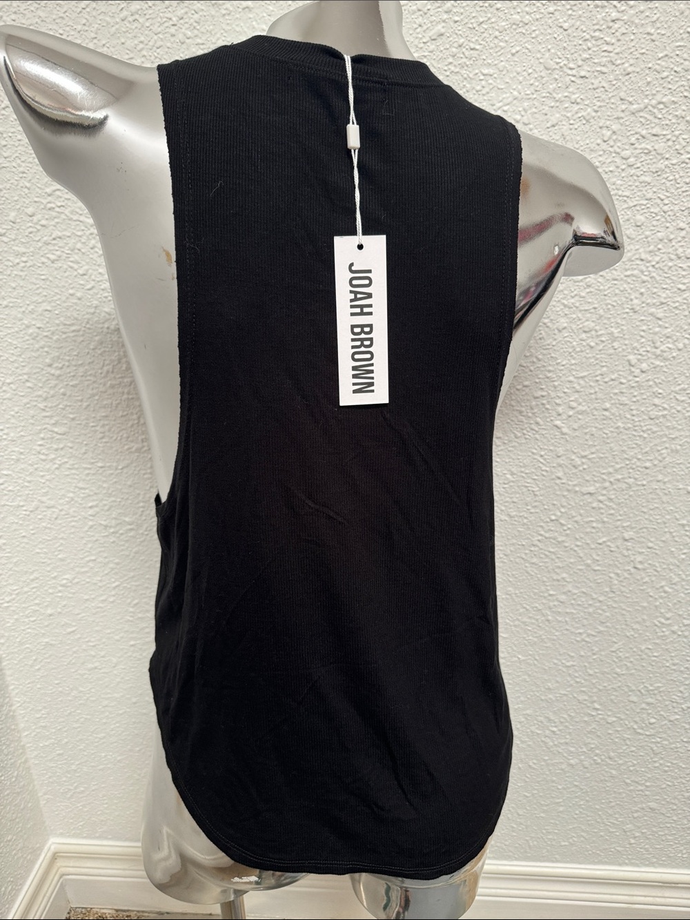 🏷️ NWT💫Joah brown muscle Black Women's Ribbed Tank Top